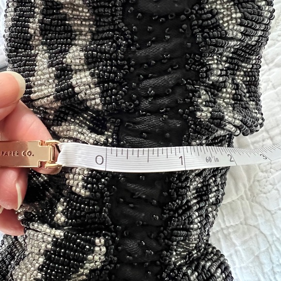 Staud Zebra beaded bean bag - Picture 13 of 13